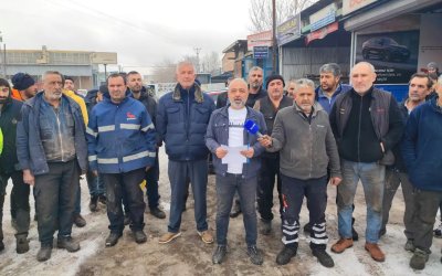 Sanayi esnafından tahliye tebligatına tepki