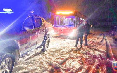Yoğun Kar Yağışında Emniyet ve Jandarma Sahada