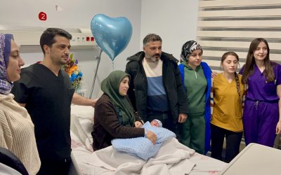 2026 Yılının İlk Bebeklerinden Biri Malatya’da Dünyaya Geldi