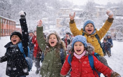 Malatya’da Kar Nedeniyle Eğitime 1 Gün Ara Verildi
