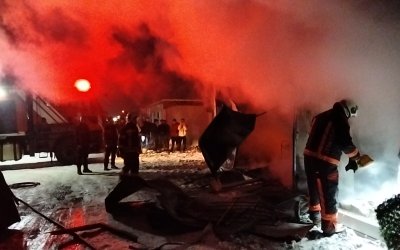 Konteyner Yangınında Maddi Hasar Oluştu