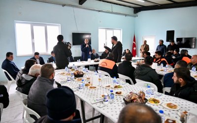 Başkan Geçit'ten Personele Teşekkür Ziyareti!