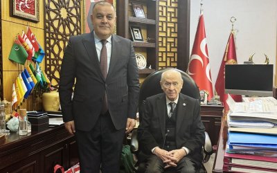 MHP Malatya İl Başkanı Gök'ten Lider Bahçeli'ye Ziyaret