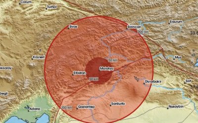 Malatya’da 3.6 Büyüklüğünde Deprem