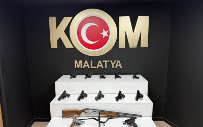 Malatya’da Ruhsatsız Silah Operasyonu