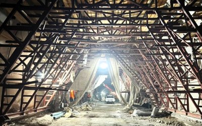 Erkenek Tüneli’nde Tadilat Çalışmaları Sürüyor