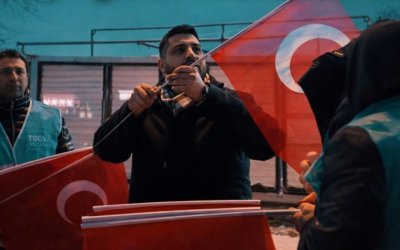 Malatya’da Türk Bayrağına Sahip Çıkma Mesajı