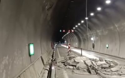 Erkenek Tünelinde Küçük Çaplı Göçük