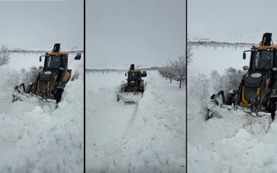Darende'de Karla Mücadele Aralıksız Sürüyor