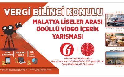 Vergi Bilinci Liselilerle Güçleniyor: Malatya’da Video Yarışması Başlatıldı
