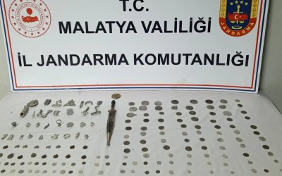 Malatya'da Anadolu Mirası Operasyonu: Çok sayıda tarihi eser ele geçirildi