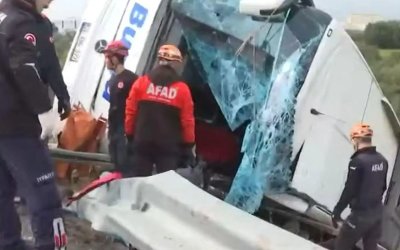 Antalya'da yolcu otobüsü kazası: 8 ölü, 26 yaralı