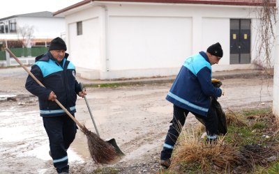 Battalgazi’de Kanalboyu ve Orduzu’da Temizlik Çalışması