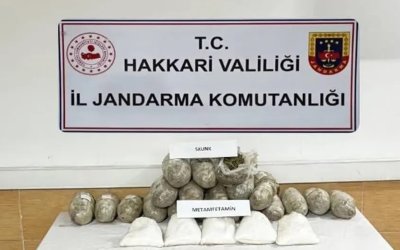 Hakkari'de 17 Kilogram Skunk Ele Geçirildi
