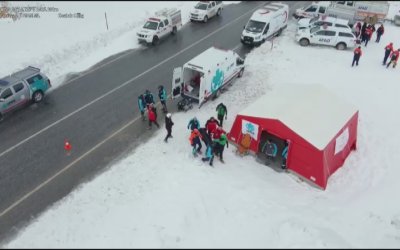 Malatya’da Çığ Riskine Karşı Tatbikat Yapıldı