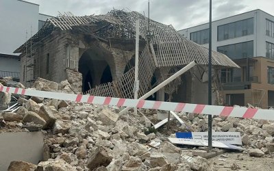 Malatya Valiliğinden restorasyon sırasında çöken tarihi cami ile ilgili açıklama