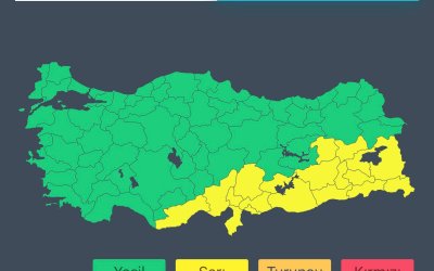 Meteoroloji’den Güneydoğu ve Akdeniz İçin Kuvvetli Yağış Uyarısı