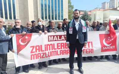 Saadet Partisi’nden Kernek Meydanı’nda Zulme Tepki