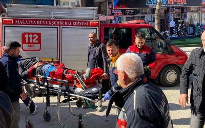 İnşaatta Asansör Boşluğuna Düşen İşçi Yaralandı