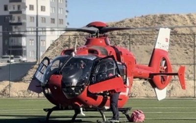Darende’de Kalp Hastası Hava Ambulansıyla Malatya’ya Sevk Edildi