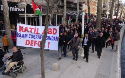 Malatya’da Mescid-i Aksa ve Filistinli Esirler İçin Yürüyüş Düzenlendi