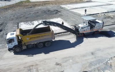 Battalgazi'de Sökülen Asfalt Kırsal Yollarda Değerlendiriliyor