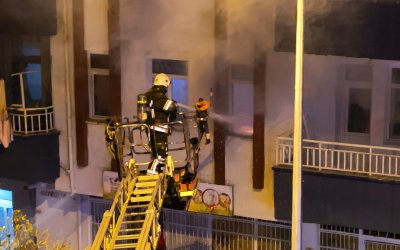 Ataköy Mahallesinde Korkutan Yangın