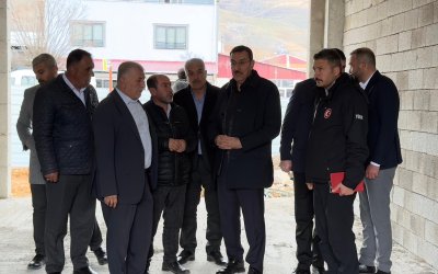 Bülent Tüfenkci Erkenek’te Konut Çalışmalarını İnceledi