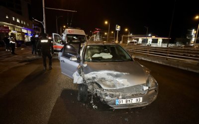 Çevreyolunda İki Araç Çarpıştı; 2 yaralı