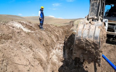 Arguvan Gümüşlü’ye 1.500 Metrelik İçme Suyu Hattı