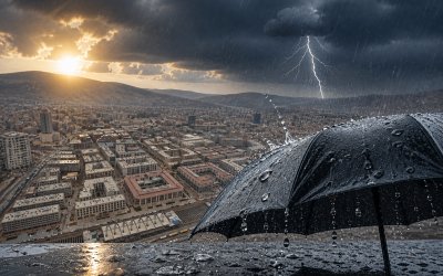 Malatya’da Sağanak ve Gök Gürültülü Yağış Uyarısı