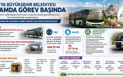 Malatya Büyükşehir Belediyesi Bayramda Teyakkuzda: Ulaşım Ücretsiz Olacak