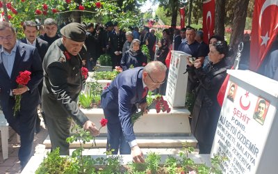 Malatya’da Arife Günü Şehitlikte Duygu Dolu Ziyaret
