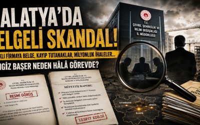 Malatya'da Belgeli Skandal!.. Yasaklı Firmaya Belge, Kayıp Tutanaklar ve Milyonluk İhaleler