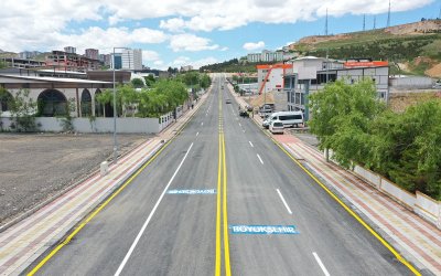 Orduzu’da Hanbeyoğlu Caddesi Yenilenen Yüzüyle Hizmete Açıldı