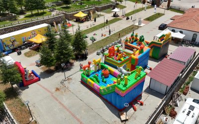 Playland Eğlence Tırı Doğanşehirli Çocuklara Unutulmaz Bir Gün Yaşattı