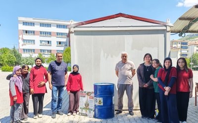 Öğrencilerden Çevre İçin Örnek Hareket: Atık Yağlar Geri Dönüşüme Kazandırılıyor
