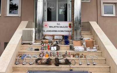 Malatya'da Bir Şantiyeden İnşaat Malzemesi Çalan Şahıs Yakalandı