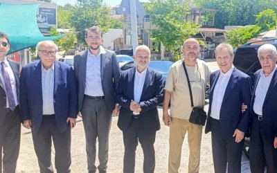 Hıroğlu Muhtarı Topaloğlu’ndan İş İnsanı Ahmet Çalık’a Vefa Ziyareti