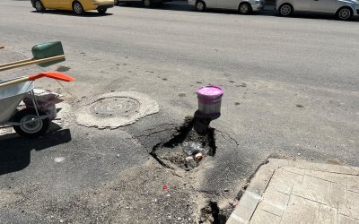 Yüklenici Firma Tarafından Yapılan Yolda Çökme: Tevfik Temelli Caddesi’nde Tepkiler Yükseliyor