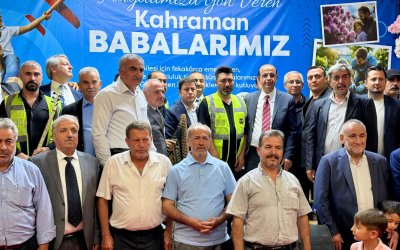 Yeşilyurt’ta Muhtarlar Babalar Günü’nde Bir Araya Geldi