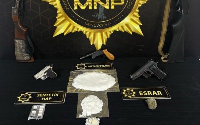 Malatya’da Uyuşturucu ve Silah Operasyonu: 7 Tutuklama