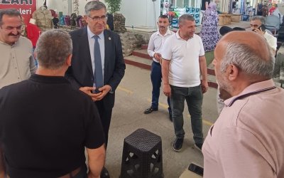 Başkan Duman: Geçici Ticaret Merkezi’nde Esnafımızın Sesi Olduk