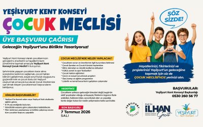 Yeşilyurt Kent Konseyi'nde Çocuk Meclisi Kuruluyor