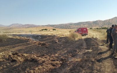 Arguvan’da Geniş Alanda Ekin Yangını