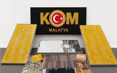 Malatya’da Kaçak Sigara Operasyonu: 7 Bin 330 Paket Ele Geçirildi
