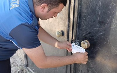 Battalgazi’de Ruhsatsız Iskarta Kayısı Deposu Mühürlendi