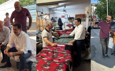 Başkan Taşkın, Hidayet Mahallesi’nde Esnaf ve Vatandaşlarla Buluştu