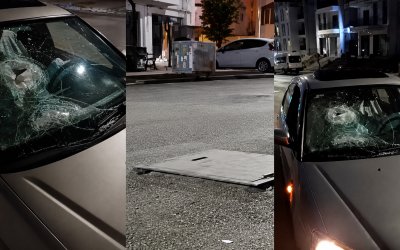 Yol Ortasında Görünmez Tehlike! Logar Kapağı Aracı Hurdaya Çevirdi
