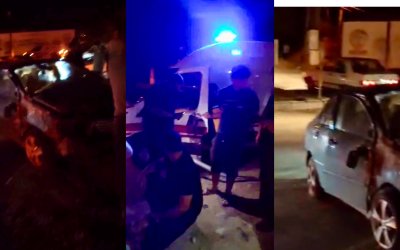 Kuzey Kuşak Yolunda Kaza: Otomobil Refüje Çarptı